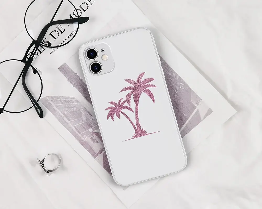 Tropical Silhouette Phone Cover SVG ShabHub