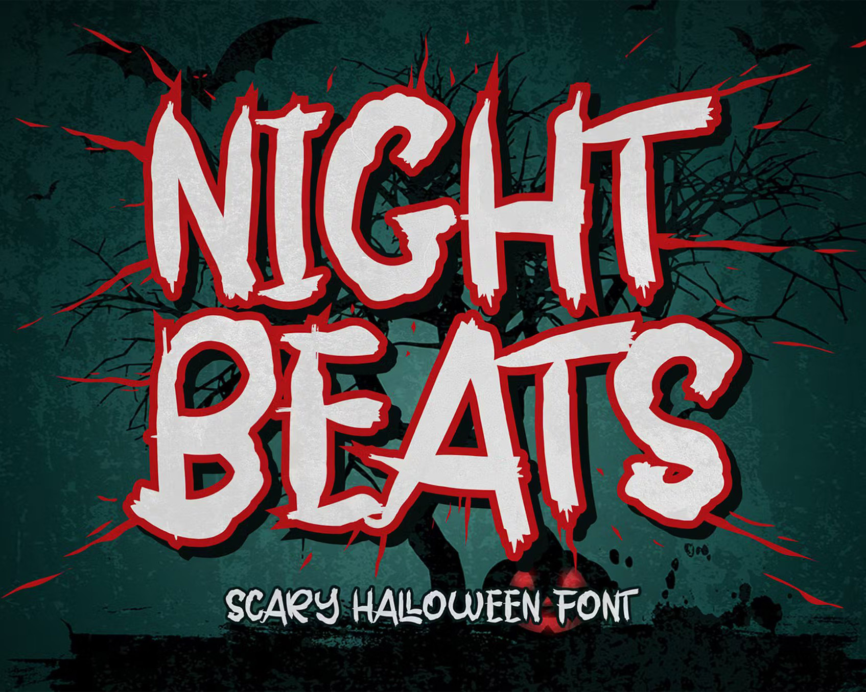 Night Beats - Scary Halloween Font