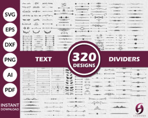 Text-Divider-SVG-Mega-Bundle-By-ShabHub